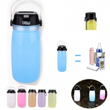 Solar Charging Silicone Bottle